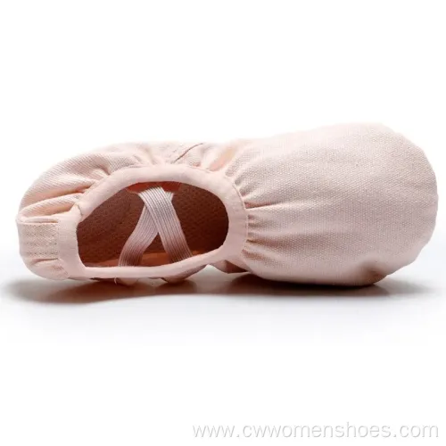 Highly Elastic Canvas Ballet Shoes for Toddlers